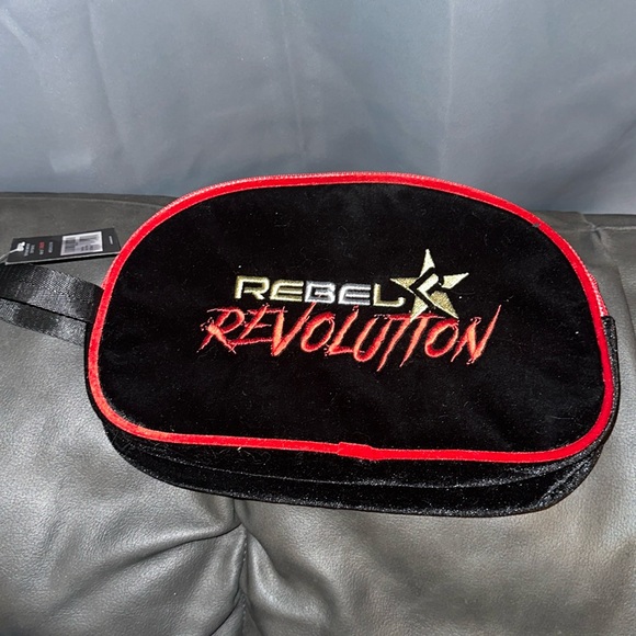 Rebel Revolution Small pouch Shoe Bag Zip up case - Picture 1 of 3